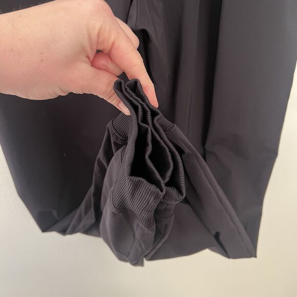 Nike Women Dri-fit Joggers Black Sz Medium Swoosh Logo Pockets - Picture 5 of 13